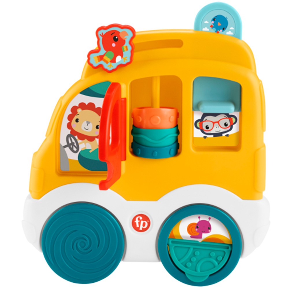 Розвиваюча іграшка Fisher Price Веселі тварини Автомобіль HXK32-2