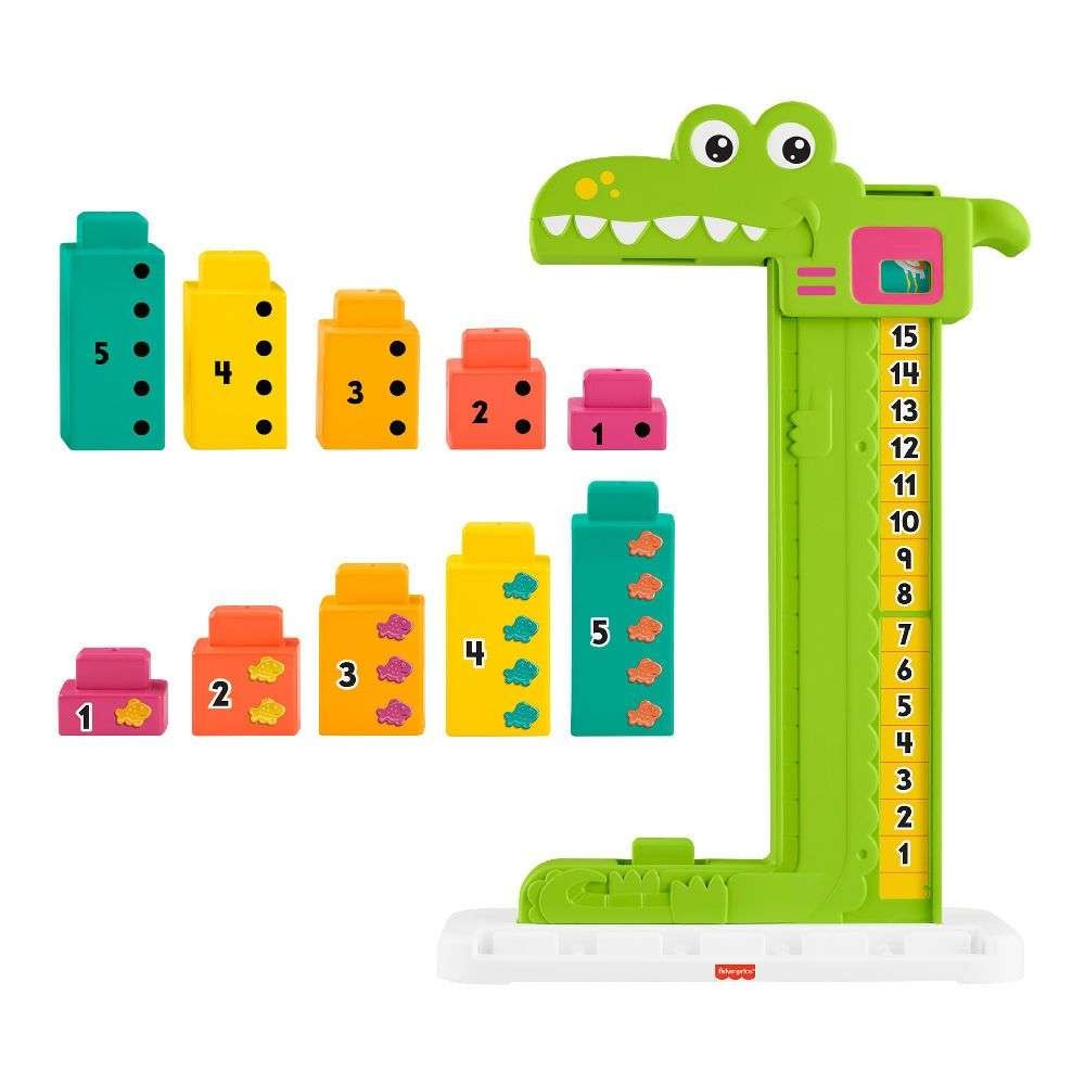 Навчальна іграшка Fisher-Price Вчимося разом Яскравий алігатор JCT13