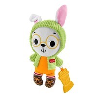 Фото Мяка іграшка з прорізувачем Fisher-Price Зайчик-обіймашка JLB87
