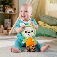 Мяка іграшка з прорізувачем Fisher-Price Зайчик-обіймашка JLB87